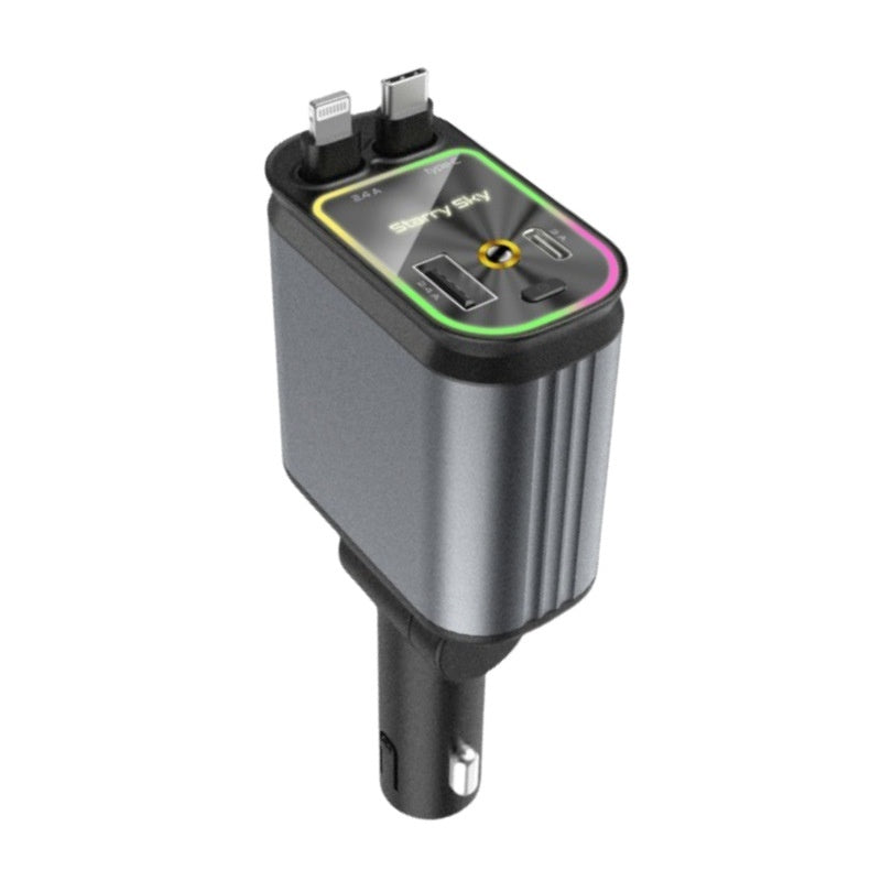 Portable Four-in-one 120W Starry Sky Car Charger